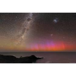 Red Aurora Over Australia #nasa #apod #aurora #atmosphere #solarstorm #oxygen #centralband #centraldisk #milkyway #galaxy #flinders #victoria #australia #solarsystem #space #science #astronomy