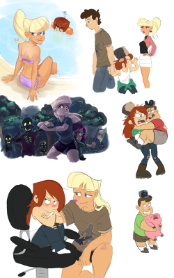 frenchfrycoolguy:beccadrawsstuff: All I’m good for anymore is Gravity Falls sketchdumps hwOOPs anyhoo I fell haRD for antigravity AU by frenchfrycoolguy but especially for tiny jealous Wendy begrudgingly befriending the reformed kinda-girlfriend of