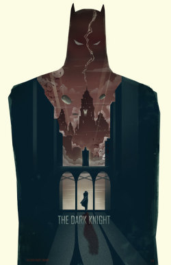 thepostermovement:  The Dark Knight by Michael Rogers