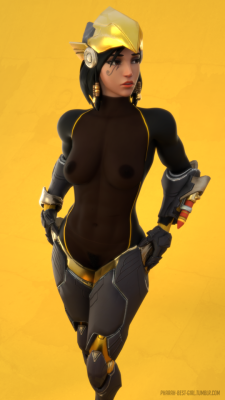 Pinup #11Playing around with materials for the body suit (and liking the results)Models used: Pharah