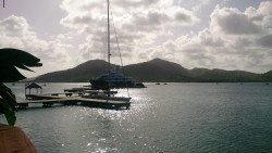 View from Cloggy&rsquo;s, Antigua Yacht Club