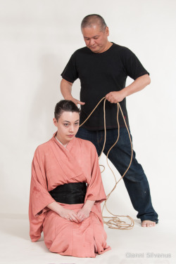 silvanusart:  Kazami Ranki with Gestalta - Their relationship through rope. To submit to another, To exercise authorityTo relinquish control, To take responsibilityTo trust, To be responsibleTo risk, To judge and decideTo suffer at the hands of, To test,