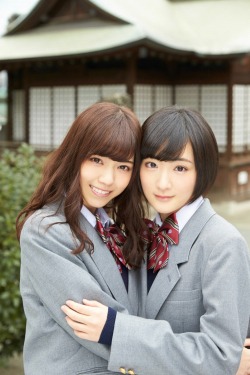 yic17:    Ikoma Rina &amp; Nishino Nanase (Nogizaka46) | Visual Web Young Sunday 2015 Vol.634 Issue - Part 4