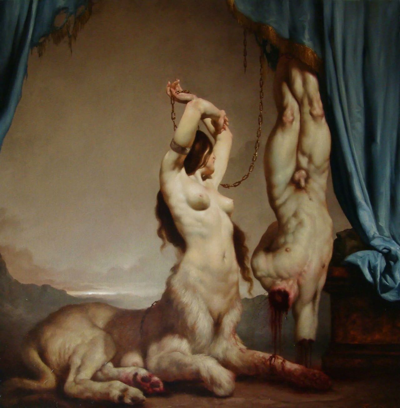 Female centaur nude
