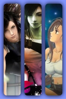 rawb-chan:  A iPhone 4 wallpaper I made of the awesome Tifa she is my most fav ff girl &lt;3