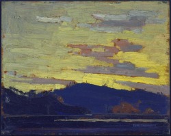 Tom Thomson.Â Yellow Sunset.Â 1916.