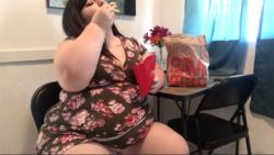 ninjarhys: stuffing-kit:  Junk food ADDICT!  Get the video ~*Here*~   Would plow for days 