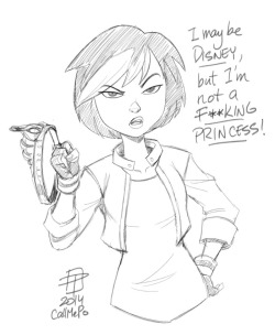grimphantom:  callmepo:  Gogo is no Disney Princess by CallMePo Warm-up sketch. Even if Big Hero 6 was made by Disney, I hope that they don’t try to market Gogo as a “Disney Princess”.  She’s a princess alright….of HARDCORE!!!  She&rsquo;s a