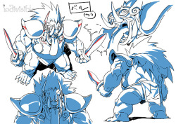 indivisiblerpg:  The @indivisiblerpg animated opening by Studio Trigger features a fight scene with a fearsome Belu! Here’s a look at the Belu’s model sheet, as well as the Asura Realm environment they battle in!Art By: Yoh YoshinariProducer: Naoko