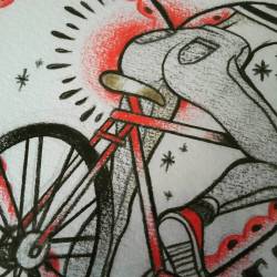 dia-bluras:  Para todos aquellos amantes de nuestras cletas “Nalgas de acero” 💖 #illustration #bikelife #bikegirl #fixiegram #fixiegirls #tattooldschool #tattoo