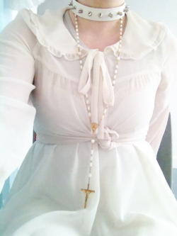 theinternetisforperverts:  Rosary from my first holy communion 