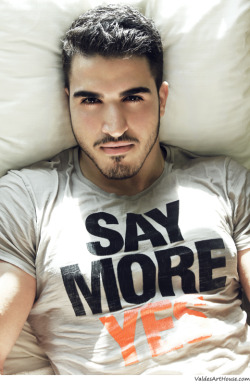 gaythenightaway:  Anthony Moufarej.  A middle Easterner model from Quebec