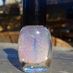 nailpornography:  Crushed Opal Nail Polish Omg does anyone else love opals as much as me?! This nail polish has crushed opals in it! I think im in love &lt;3 -C 