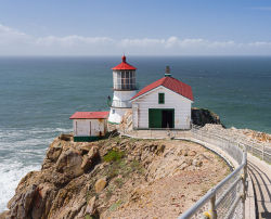 1. point reyes lighthouse 2.split rock from north