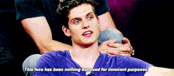 alfred-enoch:    Daniel Sharman has a face of innocence. With that in mind, what is the baddest thing you have ever done?   