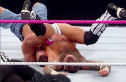 rwfan11:  fergaldevittsprincess:  rwfan11:  Punk and Cena  Cena’s hands!!!  …knuckles right on the sac! …..I was actually so busy looking up a little higher at Punk’s split-level  ;-), that I didn’t notice Cena’s hands!