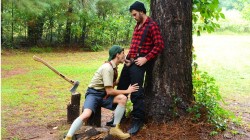 jimmy-fanz:  Zac is a horny scout who wants to blow his load. This time, he has a great opportunity to fuck sexy Jimmy and he will definitely go for it! Watch these two making out in the middle of the woods at Jimmy Fanz