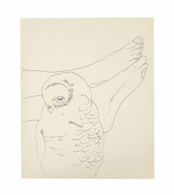 robert-hadley: Andy Warhol ( 1928-1987 ) - Owl and Feet Source: Christie’s.com 