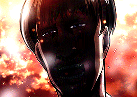 erenjagers:First time Levi saved Eren in s1 // First appearance of Levi in s4