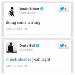 pancakemilkshake:  fullmetalfisting:  actually-misha-collins:  nobody hates justin bieber more than drake bell does  I’m going to be really sad the day I hear Drake Bell got attacked and murdered by feverish adolescent girls  No it’s cool they won’t