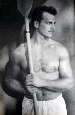 thehenchfiles:  Brad Lewis photographed by Bruce Weber in 1984, the same year he and rowing partner Paul Enquist won Gold in the double sculls at the Los Angeles Olympic Games.