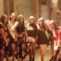 tgirlinthemirror: mymmmmasquerade:  queenforanight: Great night with the gurls at LFF last night!!!  Ok, for our tour, first we….  Dream! I’ve never felt like one of the guys, but I t would love to have a group of gurls like this to hang out with!