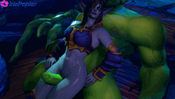 irispoplar: She can’t be stopped  Really love this model of Dreadlord Jaina ( by magmallow), wanted to do something with those fantastic thighs, showing off those abs as well unff. Overall think i’m happy with it. Really in the mood for some rough