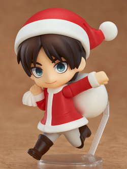 A look at the upcoming Petit Nendoroid of Eren as Santa Claus, to be released as a gift to purchasers of the Shingeki no Kyojin Volume 18 manga’s Limited Edition!Release Date: December 9th, 2015