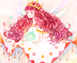 tofuvi:   child of light.  forever coloring messily 