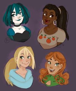 meggdraws: I accidentally ended up rewatching all of the first season of TDI yesterday and it reminded me how much I loved these girls original cuties~ &lt;3
