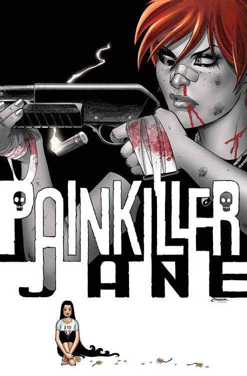 Painkiller Jane No 4 cover by Amanda Conner