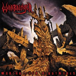 metalkilltheking:  2009. Waking Into Nightmares is the second album by Warbringer, released on May 19, 2009 in the U.S. and May 25, 2009 in Europe. It was produced by Gary Holt, founding guitarist of thrash metal band Exodus. Artwork done by Dan Seagrave.