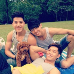 merlionboys: Wednesday is for three and three is for trio. Have you seen the handsome three musketeers? How about some even hotter individual feature of each of them? :p http://merlionboys.tumblr.com/ 