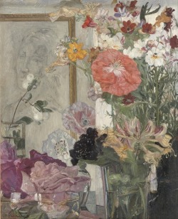 poboh:  Floral symphony, Gerrit Haverkamp. Dutch (1872 - 1926) 