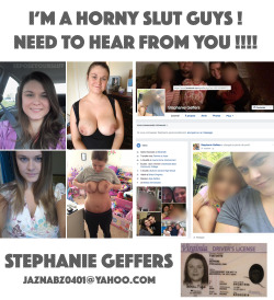 fb-girlsexposed:  ixposeyourwife:Stephanie Geffers  Stephanie Geffers
