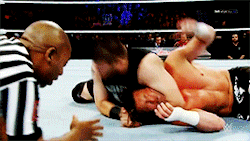 mithen-gifs-wrestling:  Kevin Owens, headlock master, takes on Dolph Ziggler on Main Event. 