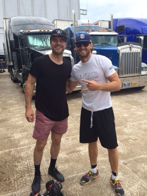 Sam Hunt | Sam and Chase getting a workout in before their...