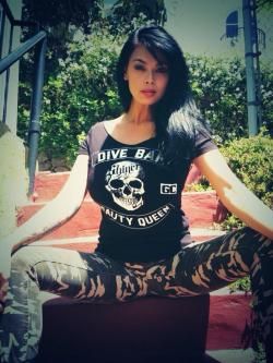 Tera Patrick in a t-shirt and camo pants&hellip; is sexy as hell.