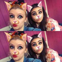 My best babe 💗💗💗 @loushall_   #bffs #besties #selfie #cats #meow #snapchat