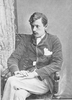 fuckyeahhistorycrushes:This is Ernest Dowdson, an English poet from the late 1800s. He wrote a few of my favorite poems, April Love and Spleen among them. His story is very sad, part of why I like him so much. Both of his parents committed suicide. He