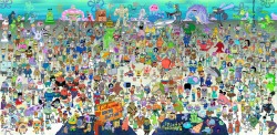 justbreatheeme:  usmc-ductus-exemplo:  spoken-not-written:  c0caino:  Every single SpongeBob character  it’s so beautiful  May there be many more  They forgot bubble buddy.   He&rsquo;s right under the bikini bottom sign next to prehistoric Spongebob