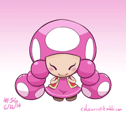Art request from my fellow MK8 racer [tman]. He has some mad Toadette game. 