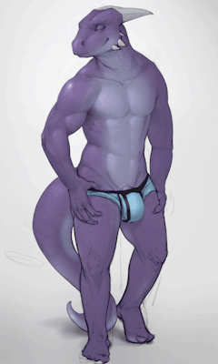 scaliesanddicks:  http://www.furaffinity.net/view/10534395/ (it’s animated!)  O_O&quot;-touches it-