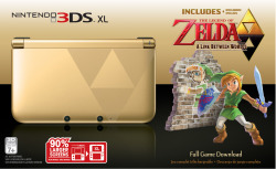 tinycartridge:  Zelda 3DS XL out in North America Nov. 22 ⊟ It’s official, no longer the domain of leaked GameStop sale circulars. Nintendo of America will release that amazing The Legend of Zelda: A Link Between Worlds 3DS XL bundle on November