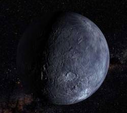 sixpenceee:  90482 Orcus is known as anti-Pluto. It is a Kuiper belt object with almost exactly the same orbital period, inclination, and distance from the Sun as Pluto. Their orbits almost identical and they both have moons that are very large relative