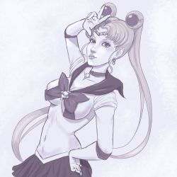 Some Sailor Moon&hellip; The lines are a bit messy, but its too hot for me to care&hellip;