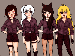 bernybro:   Under the rule of the jungle, the weak get devoured  F(x)’s latest comeback plus RWBY S2 equals wow I think Team RWBY would be an amazing girl group y/y??? Ruby would be leader and maknae. Weiss would be lead singer and visual. Blake would