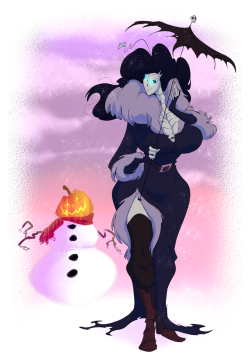 slbtumblng: Colder fall ~ Comission Ivorine is probably my fave Krillo’s babe. 
