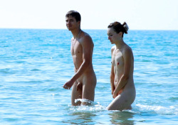 the nudist beach