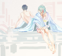 tsuritamathursdays:  oyasumizuki:  i am so bord pls help me so bore  HOLY SHIT IS THIS BEAUTIFUL NATSURARA ART? BLESS YOU BLESS YOUR FACE BLESS YOUR BEAUTIFUL HANDS THAT MADE THIS PLEASE, HAVE MY SHIP BABIES 